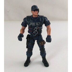Chap Mei Police Swat Team Force Negotiator 3.75" Action Figure